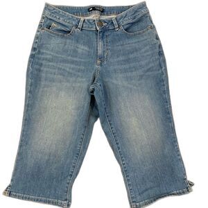Lee Modern Series Curvy Fit Capri Denim Jeans Size 10